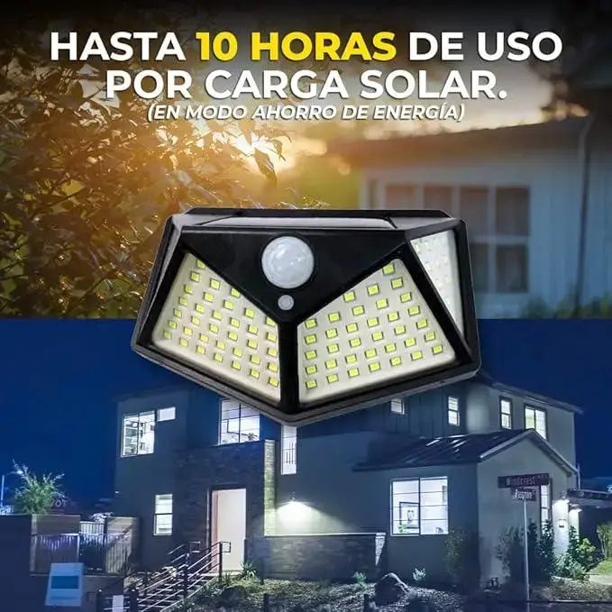Lámpara Solar LED con Sensor de Movimiento Premium
