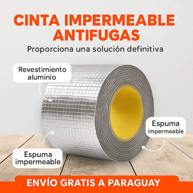 Cinta Adhesiva Impermeable - Elimina Goteras