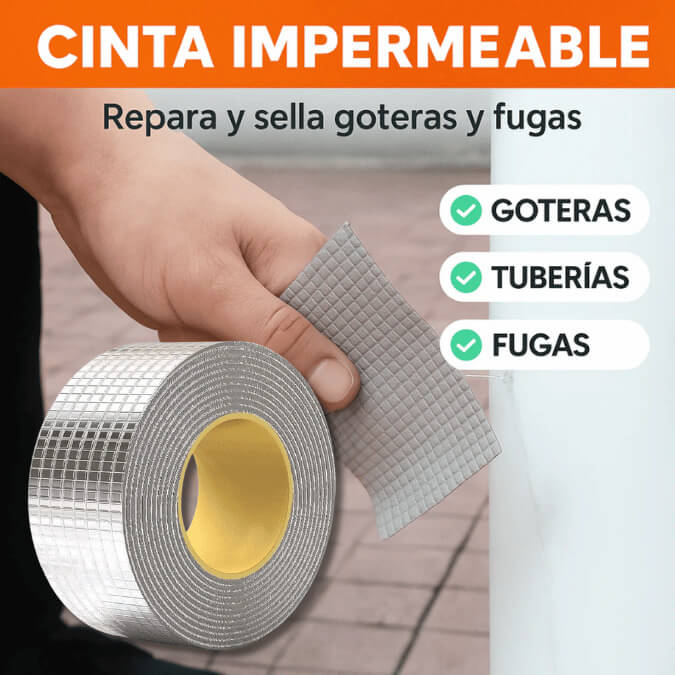 Cinta Adhesiva Impermeable - Elimina Goteras