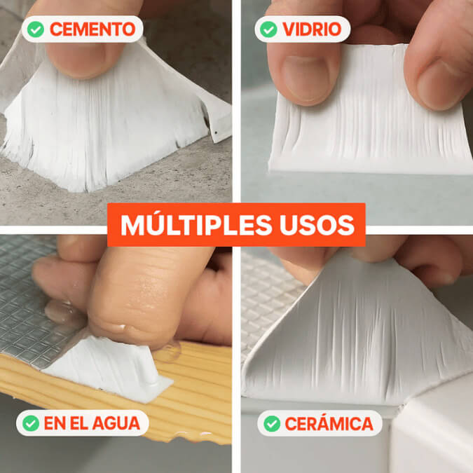 Cinta Adhesiva Impermeable - Elimina Goteras