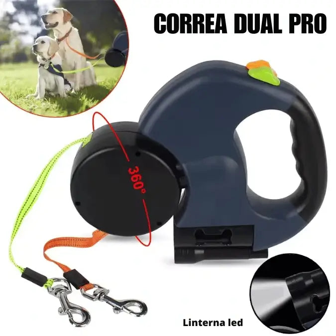 Correa Dual Pro – Antienredo + Luz LED