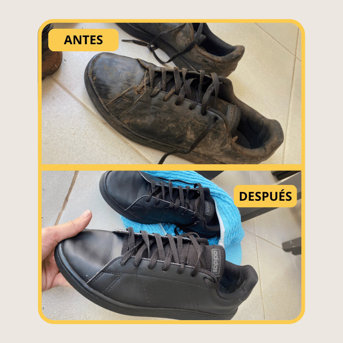 Limpiador de calzado de microfibra