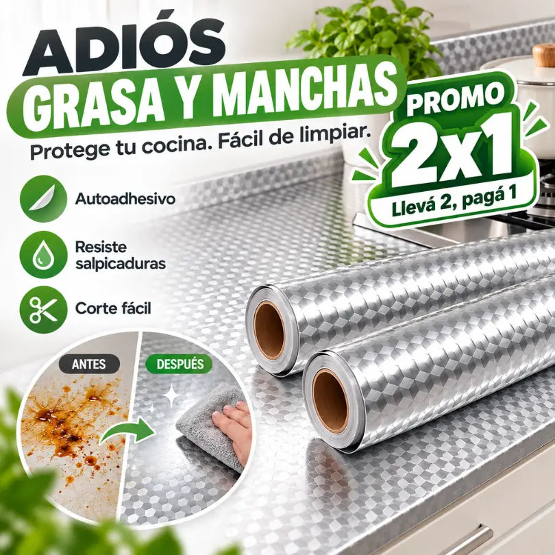 Papel de Aluminio Autoadhesivo