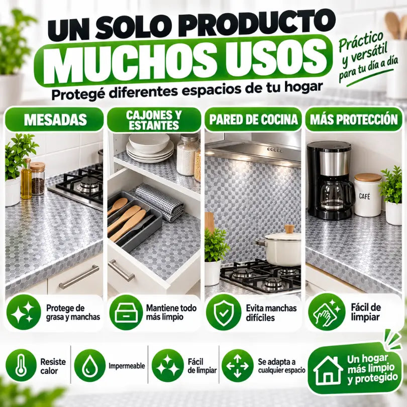 Papel de Aluminio Autoadhesivo