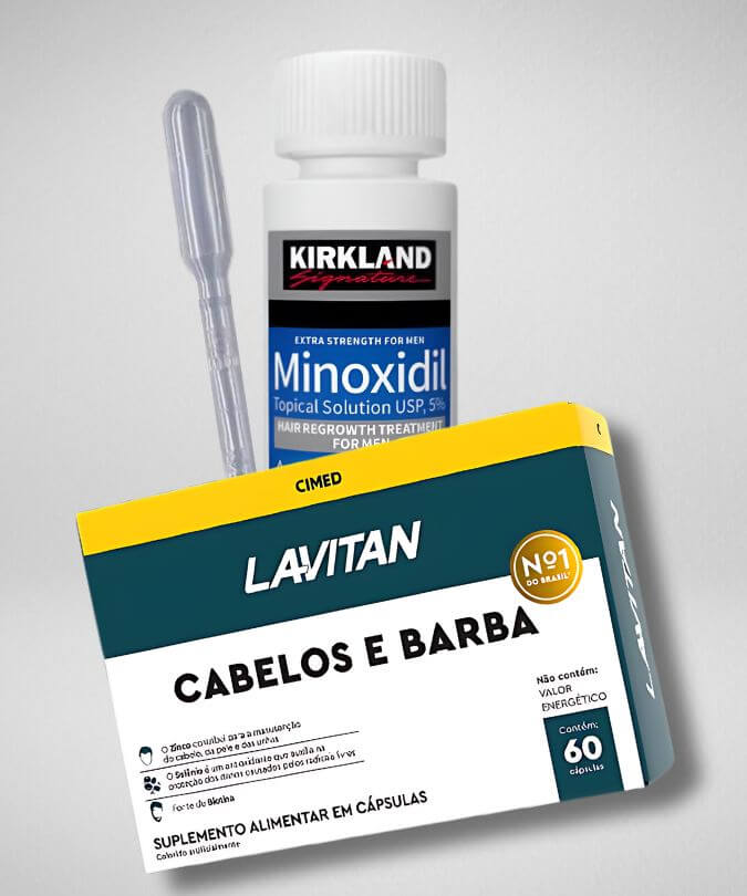 Minoxidil + Lavitan | Para cabello y barba