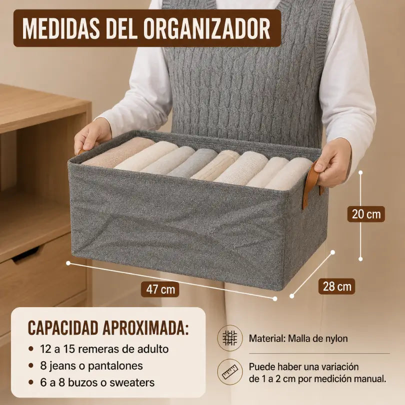 Organizador de ropas