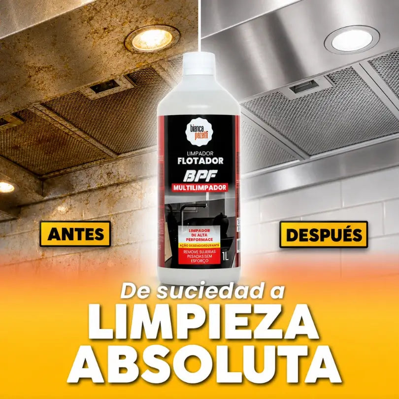 Potente limpiador de grasa y suciedad