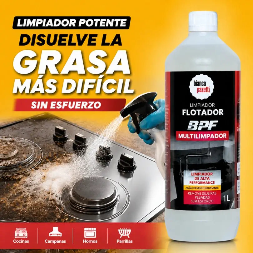 Potente limpiador de grasa y suciedad