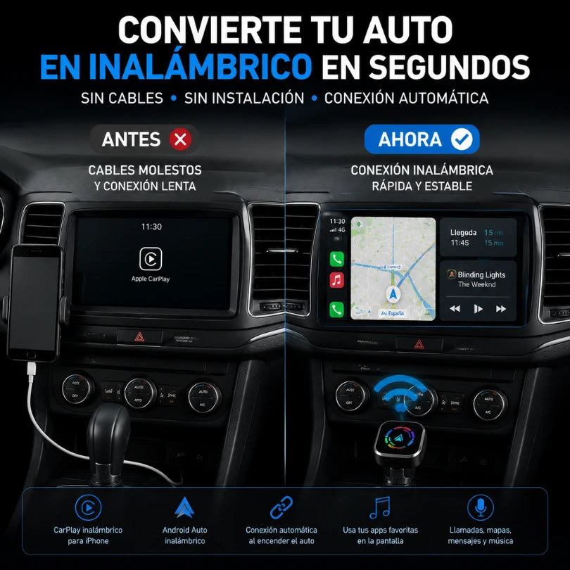 Adaptador Inalámbrico CarPlay