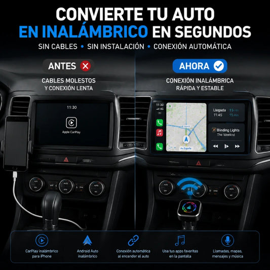 Adaptador Inalámbrico CarPlay