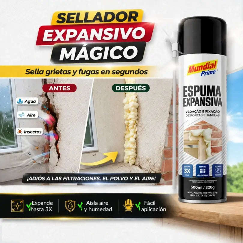 Espuma Selladora Expansiva