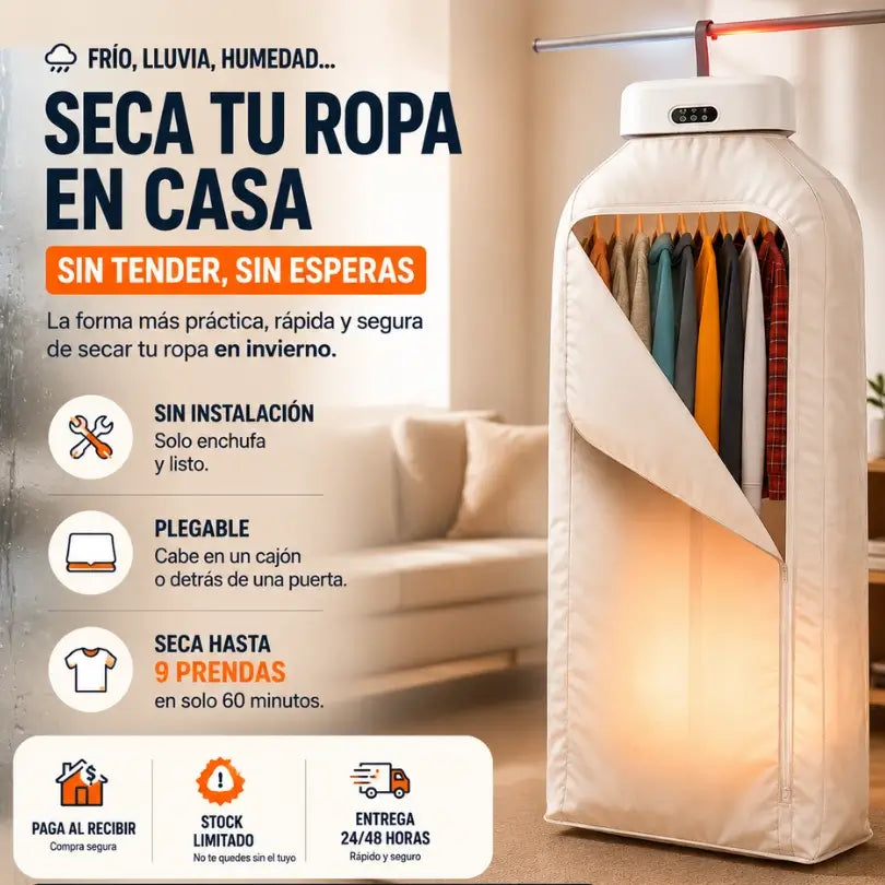 Secador de ropa porátil