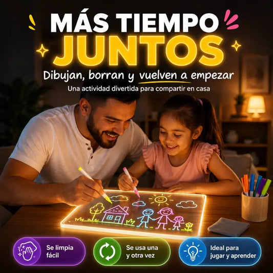 Pizarra con Luz LED
