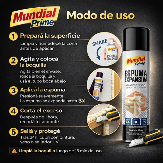 Espuma Selladora Expansiva