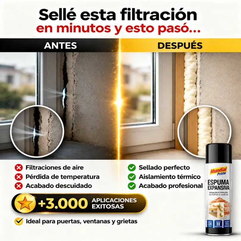 Espuma Selladora Expansiva