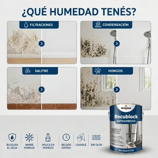 Recublock Boqueo de Humedad | 1Lts