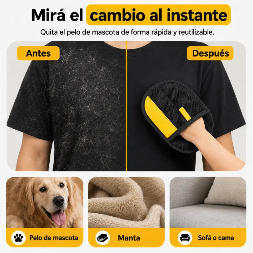 Guante Quíta Pelos