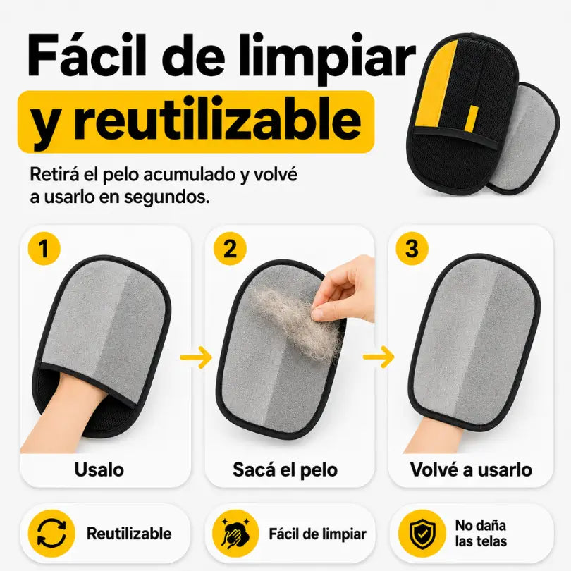 Guante Quíta Pelos
