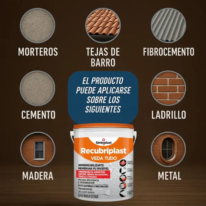 Sellador Impermeable Transparente contra infiltración, moho y humedad - 500g