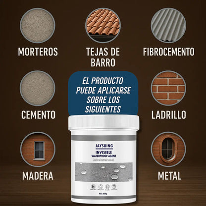 Sellador Impermeable Transparente contra infiltración, moho y humedad -  300g