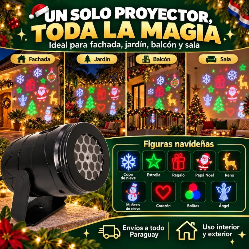 Proyector Navideño