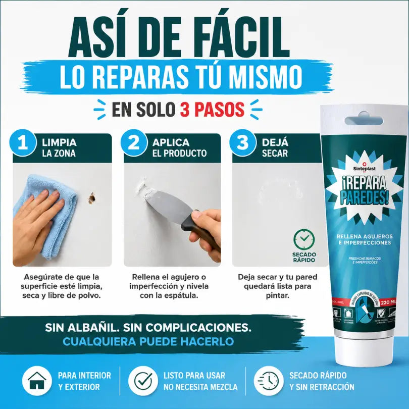 Reparador de paredes